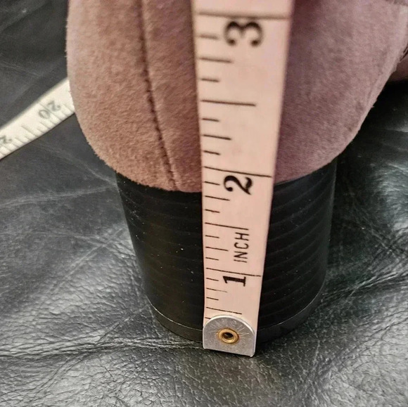 Zara Faux Suede Ankle Booties  Chesnut Size 7 US Zipper NWT - Picture 9 of 9